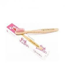 Pink Bamboo Kids Toothbrush