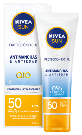 Sun UV Face Protection Stain & Anti-Age Q10 FP50+ 50 ml