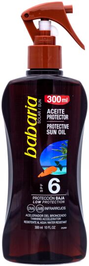 Spray Aceite Bronceador Zanahoria SPF 6 300 ml