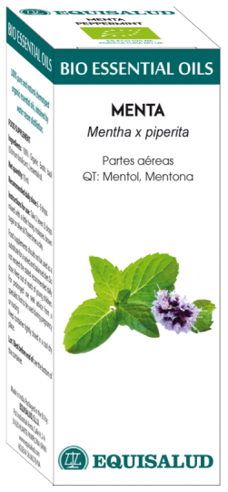 Bio Essential Oil Mint 10 ml Qt: Menthol, Menton