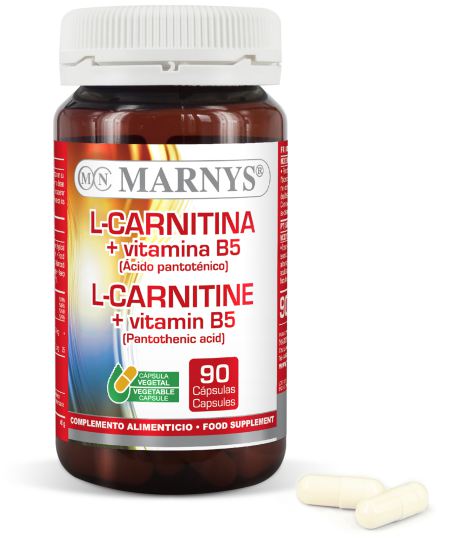 L-Carnitine + Vitamin B5 90 Capsules