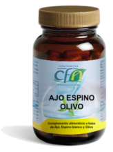 Garlic + white hawthorn + olive (vascular system) - cfn - 90cap.