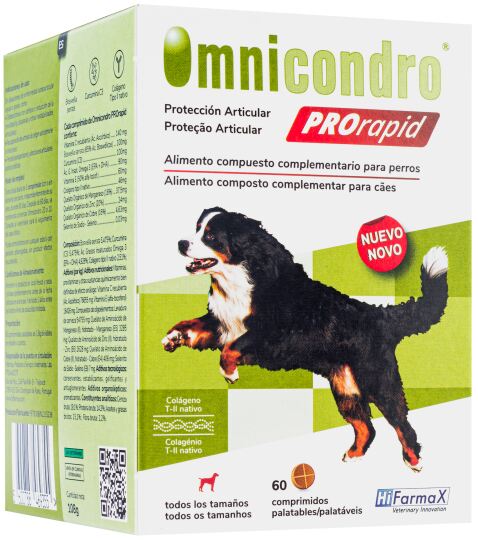 Omnicondro Prorapid Perros 60 Comprimidos